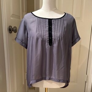 Sheer Oversized Blouse